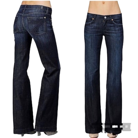 7 For All Mankind Denim - 7 For All Mankind DOJO Flare Leg Jeans U115B380S for Women